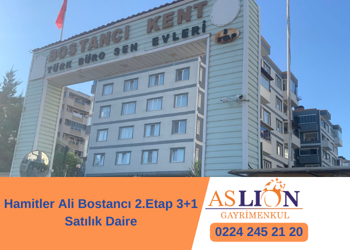 Hamitler Ali Bostancı 2.Etap 3+1 Satılık Daire