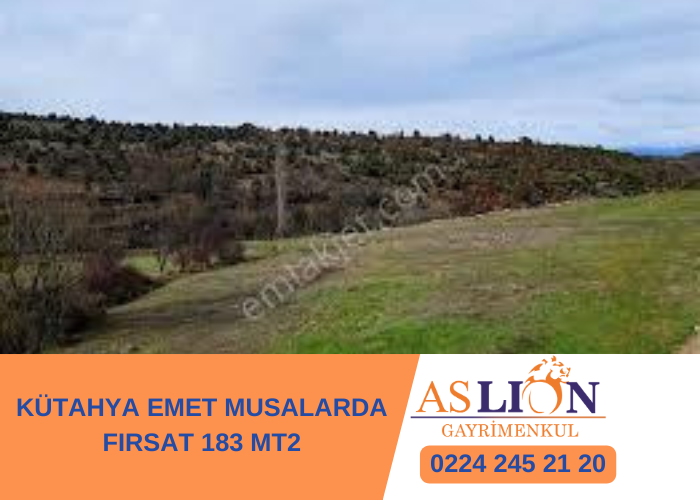 KÜTAHYA EMET MUSALARDA FIRSAT 183 MT2